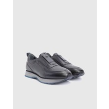 Alek Hakiki Deri Lacivert Erkek Spor Ayakkabı