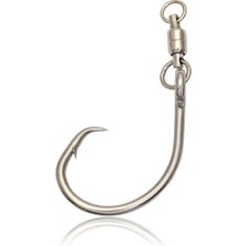 Mustad Swivel Demon Offset Circle SE39943NP 4x Strong Olta Iğnesi Staınless Steel-No:10/0 - 2li