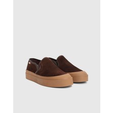 Rang Hakiki Süet Deri Kahverengi Erkek Spor Ayakkabı