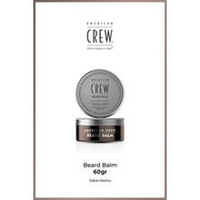 American Crew Beard Balm 60 g – Erkek Sakal Balmı, Şekillendirici & Besleyici Sakal Bakım Kremi