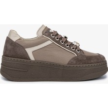 Valmenti Kadın Hakiki Deri Vizon Sneakers & Spor Ayakkabı 1116 250 Bn Ayk SK25-26 Vzn Fltr/vzn Suet