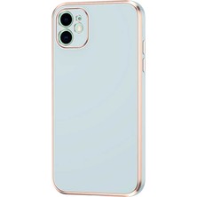 iPhone 11 Kılıf N7TH Bark Kapak-Mavi Açık