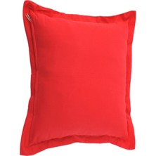 Belde Barok Kırpıntılı Kırlent Kırmızı 4673-2673