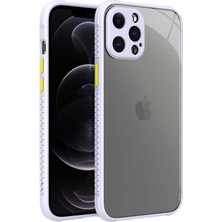 iPhone 12 Pro Max Kılıf ​​N7TH Kaff Kapak-Mor