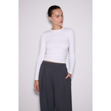 Babokah x Ngulincetin Bisiklet Yaka Uzun Kol Üst