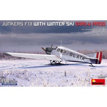Miniart 48020 1:48 Junkers F13 Kış Kayaklı Junkers Maketi. Early Prod.