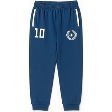 Erkek Garson Eşofman Jogger Erkek Eşofman Alt T18EG-11318-MAVI Jogger Alt