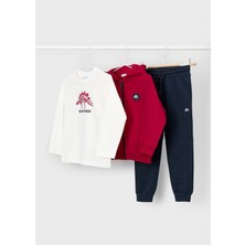 Mayoral Erkek Çocuk 3 Lü Eşofman Takımı 4806 Kırmızı