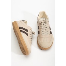Daxtors Sanbo Unisex Ortopedik Spor Ayakkabı Düz Tabanlı Suni Deri Sneaker