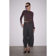 Babokah x Ngulincetin Bisiklet Yaka Uzun Kol Üst