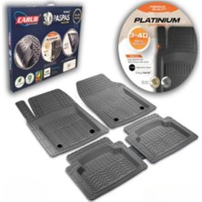 Leader Proton Paspas 3+4d Platinyum Havuzlu 5 Parça Siyah Kutulu