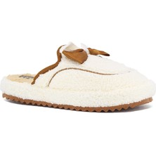 Kadın Fiyonklu Peluş Kışlık Ev Terliği – Yumuşak, Hafif ve Kaymaz  Taban