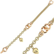 Pirnus Diamond 14 Ayar Altın  Bileklik