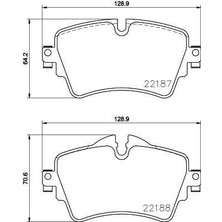Valeo 671419 - Fren Balatası On Bmw F40 F45 F46 F48 F39 G30 G01 G02 Z4 G29 Mını F60 F54