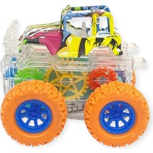 Sürtmeli Işıklı Off-Road Aracı  - 7310 - Turuncu (Lisinya)