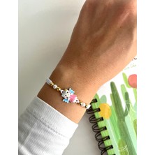 Fynbos Hello Kitty Figürlü Incili Çocuk Bileklik