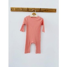 Şeker Pembe Fitilli Modal Uzun Tulum