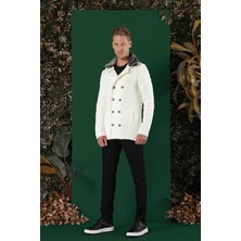 Efor 02 Slim Fit Ekru Spor Kaban