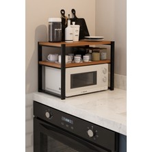 Mutfak Organizeri, Mikrodalga Dolabı , Tezgah Üstü Raflı Fırın Standı, Çay ,kahve ,baharatlık Standı