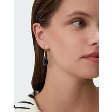 Jimmy Key Mavi Damla Figürlü Zarif Sallantılı Küpe