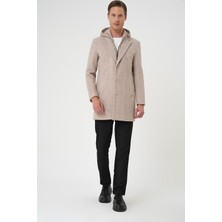 Ka 091 Slim Fit Bej Spor Kaban