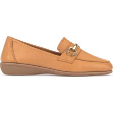 Ziya, Kadın Hakiki Deri Ayakkabı 1531050Z26142202K Taba