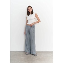 Bohemai Harmony Yan Bağlama Mavi Pantolon