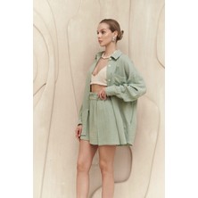 Bohemai Cosmos Çağla Müslin Şort Takım