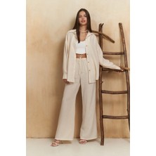 Bohemai Pedasa Kemik Gömlek Pantolon Takım