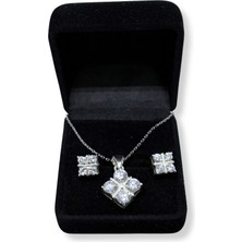 Oya Silver Gümüş Işıltı Dörtlüsü Set&takım