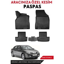 Renault Megane 2 Sedan 2002 Model Araca Özel Havuzlu Paspas Takım