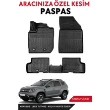 Dacia Duster 4x4 2023-2024-2025 Model Araca Özel Havuzlu Paspas Takım