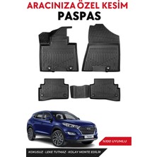 Hyundai Tucson 2018 Model Araca Özel Havuzlu Paspas Takım