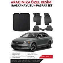 Volkswagen Jetta 2016 Cepsiz Model Bagaj Havuzu+Paspas Full Takım+Hediyeli