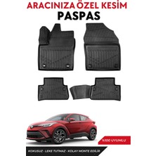 Toyota C-Hr 2016-2017-2018-2019-2020-2021-2022-2023 Model Araca Özel Havuzlu Paspas Takım