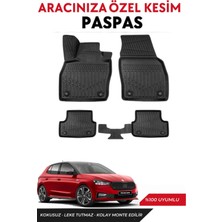 Skoda Fabia 2023 Model Araca Özel Havuzlu Paspas Takım