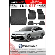 Volkswagen Passat B9 Variant 2025 Model Alt Bagaj Havuzu+Paspas Takımı Full Set