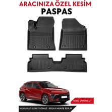 Hyundai Kona Elektrikli 2025 Model Araca Özel Havuzlu Paspas Takım