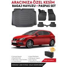 Seat Leon 2013-2014-2015-2016-2017-2018-2019 Model Bagaj Havuzu+Paspas Full Takım+Hediyeli