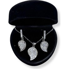 Oya Silver Işıltı Damlası Gümüş Set&takım