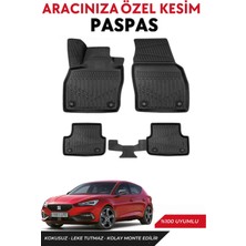 Seat Leon E-Hybrid 2022 Model Araca Özel Havuzlu Paspas Takım