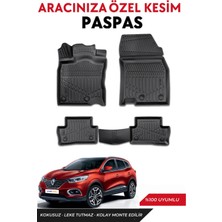 Renault Kadjar 2016 Model Araca Özel Havuzlu Paspas Takım