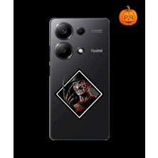 Dali Design Xiaomi Redmi Note 13 Pro Uyumlu Şeffaf Kılıf Horror 2 Tasarımlı