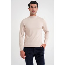 Ts 894 T-Shırt Slim Bej Casual
