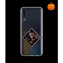 Dali Design Samsung Galaxy A70 Uyumlu Şeffaf Kılıf Horror 2 Tasarımlı