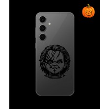 Dali Design Samsung Galaxy S24 Fe Uyumlu Şeffaf Kılıf Horror 4 Tasarımlı