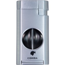 Cohiba Çift Torch Pürmüz Gümüş Puro Çakmağı