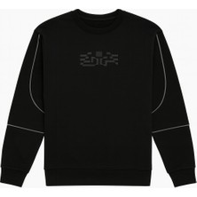 Erkek Sweatshirt Siyah Sweatshirt Erkek Garson S-Shirt O Yaka  T18EG-11305-SIYAH
