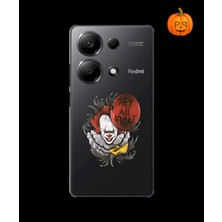 Dali Design Xiaomi Redmi Note 13 Pro Uyumlu Şeffaf Kılıf Horror 1 Tasarımlı