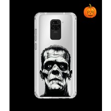 Dali Design Xiaomi Redmi Note 9s Uyumlu Şeffaf Kılıf Horror 6 Tasarımlı